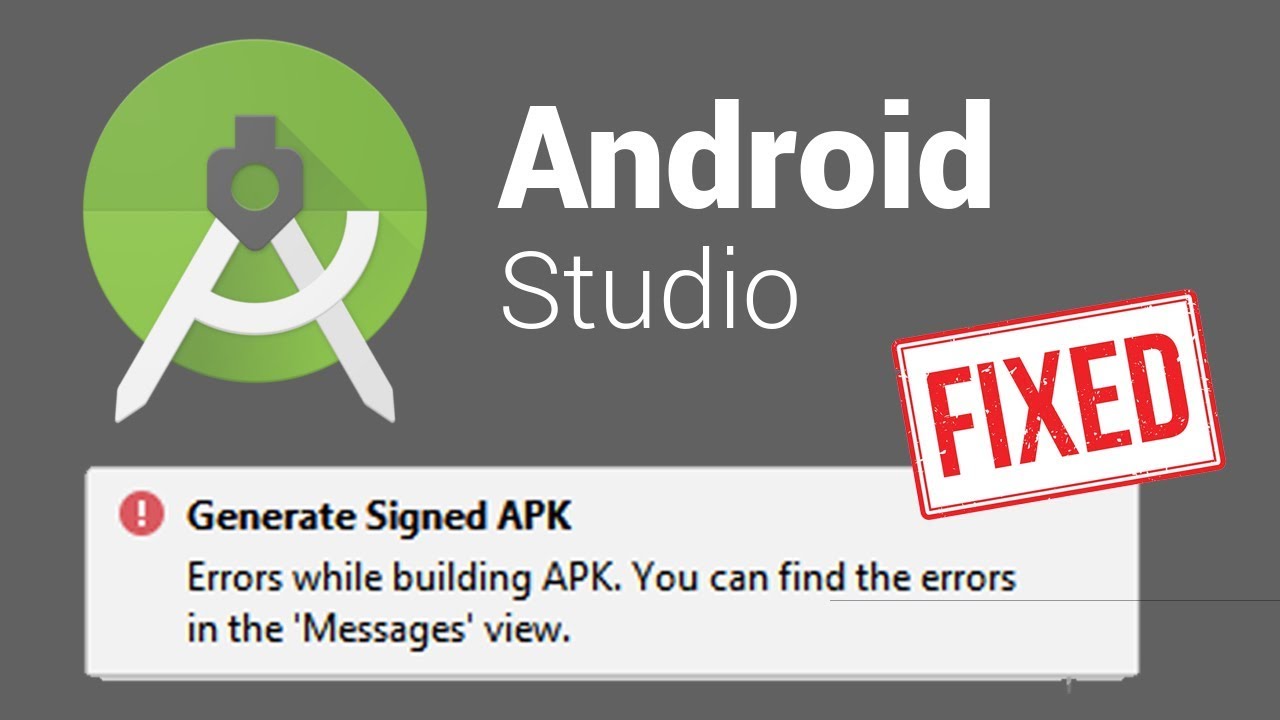 Errors while building APK Generate Signed 'Lint found fatal errors' Android Studio (FIXED)
