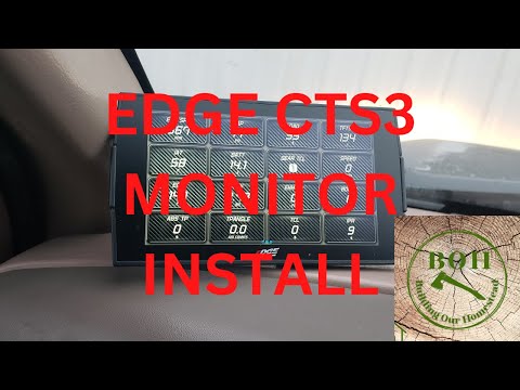 Edge CTS3 monitor install in early 99 F350