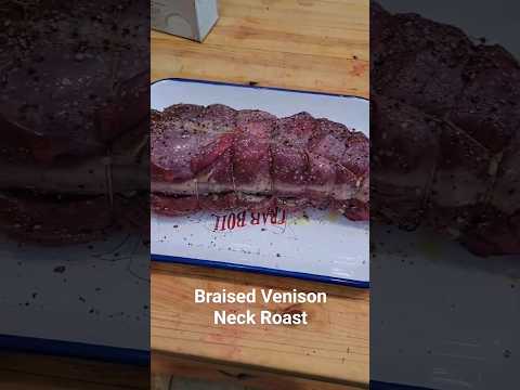 Venison Neck Roast! #venison #cooking #deer