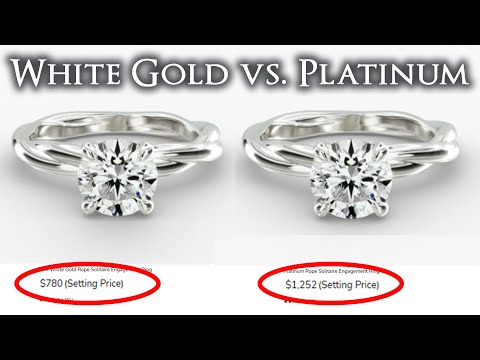 WHITE GOLD vs PLATINUM! ONE is WAY BETTER!! Pros & Cons of Each Ring Metal