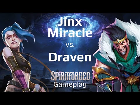 Miracle Jinx vs Draven Midrange Riftbound Spiritforged Gameplay