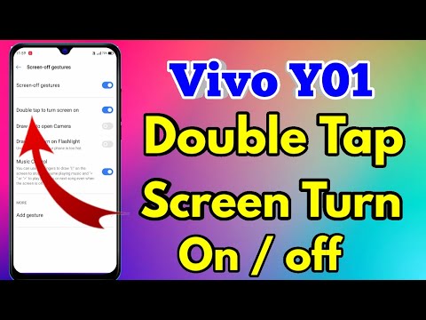 vivo y01 double tap screen on off | vivo y01 double tap setting