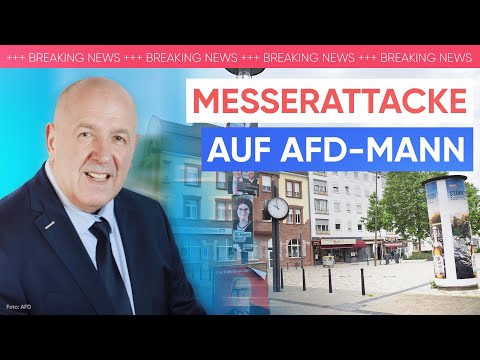 Erneut Messerattacke in Mannheim: AfD-Kandidat verletzt