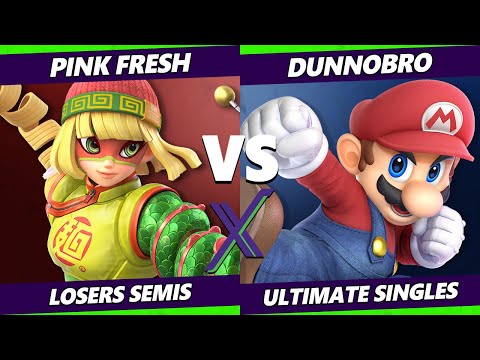 S@X 434 Losers Semis - Pink Fresh (Min Min) Vs. Dunnobro (Mario) Smash Ultimate - SSBU