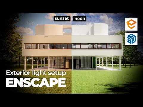 ENSCAPE LIGHTING TUTORIAL: EXTERIOR SCENE