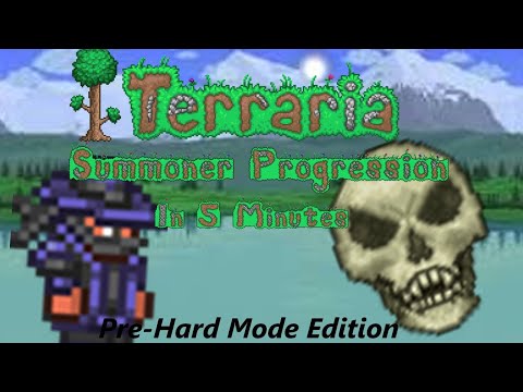 Terraria Pre-Hardmode Summoner Progression (In 5 Minutes)