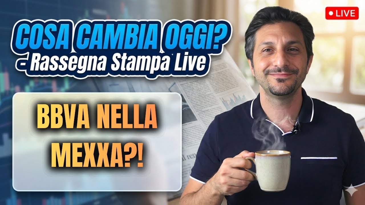 DOWNGRADE e CROLLO per BBVA - E anche l'Italia non se la passa bene