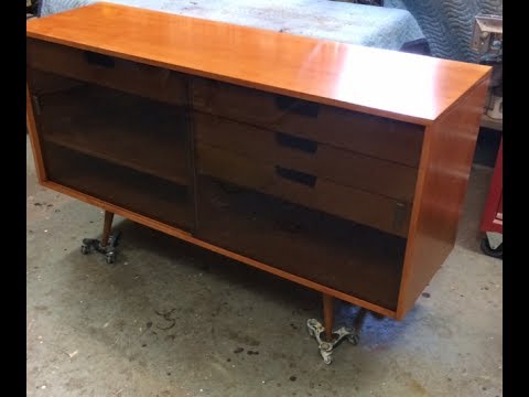 Restoration of Paul McCobb Planner Credenza   Part 2