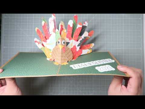 Thanksgiving Turkey Pop Up Card