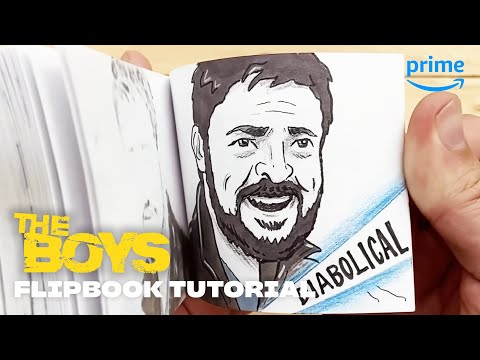 男の子のフリップブックチュートリアル｜プライムビデオ (The Boys Flipbook Tutorial | Prime Video)
