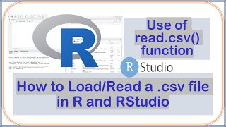 How to Read a csv File in R | Loading a csv File in R