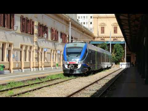 STAZIONE DI AGRIGENTO CENTRALE ! Partenza del Regionale 26842 per Termini Imerese !