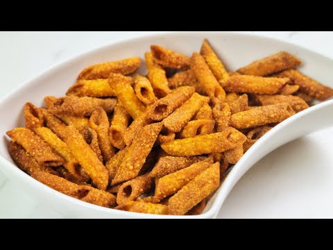 [Sub][ASMR] AIR-FRIED MASALA PASTA CHIPS