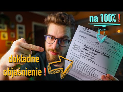 📝Egzamin ósmoklasisty z MATEMATYKI 2021 | PRÓBNY ARKUSZ CKE | Dokładne ROZWIĄZANIA i ODPOWIEDZI❗️