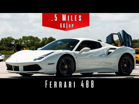 2017 Ferrari 488 | (Half Mile Top Speed Test)