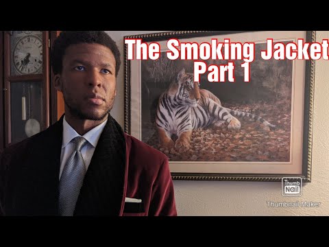 YouTube video about Men smoking velvet jacket,Black luxury long smoking Robe,Quilted gentlemen Christmas handmade long smoking Robe,party wear smoking jacket