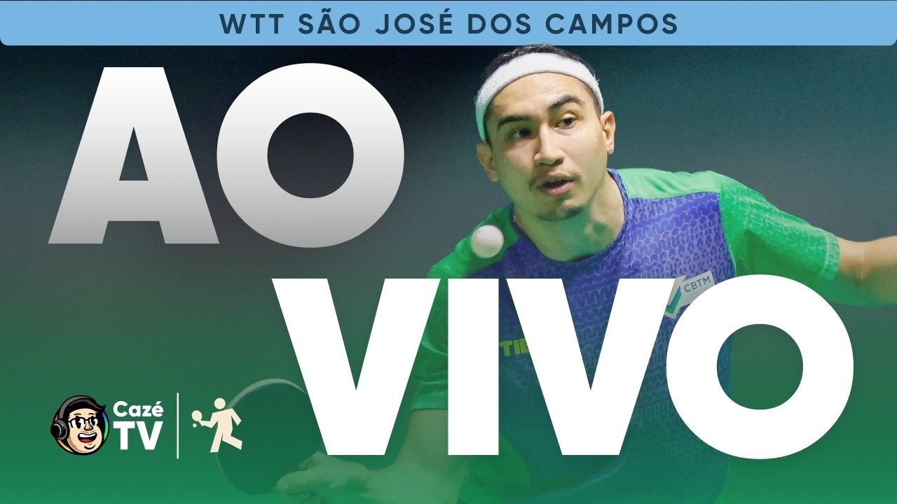 AO VIVO: TIME BRASIL NO WTT STAR CONTENDER DE SÃO JOSÉ DOS CAMPOS | TÊNIS DE MESA