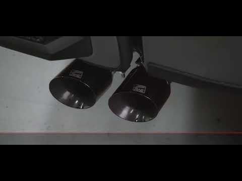 AWE OFG Dual Side Exit Cat-Back Exhaust on Chevrolet Silverado RST - Phastek Sound Clips