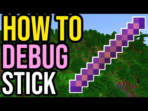 How To Get & Use The Debug Stick! | Minecraft Bedrock & Java!