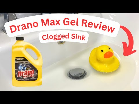 Drano Max Gel Review on Clogged Sink | Unclog Your Sink Without Calling a Plumber | DIY Drain Clog