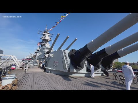 USS Wisconsin celebrates its 80th commission anniversary