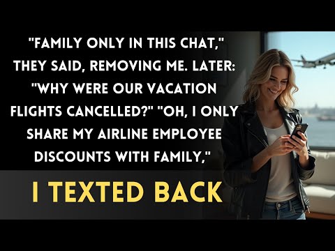 They Kicked Me Out of the Family Group Chat—Then Wondered Why Their Flights Got Cancelled