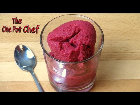 Fast Berry Ice Cream (Made in a Blender) | One Pot Chef