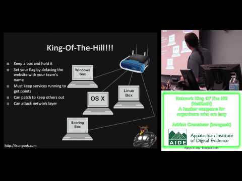 AIDE 2013 - Network King Of The Hill (NetKotH) A hacker wargame for organizers