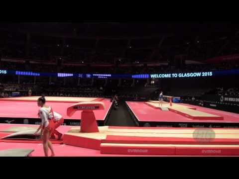 CARVALHO Mariana (POR) - 2015 Artistic Worlds - Qualifications Vault 1