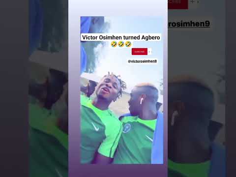 Funny video of Osimhen and chukwueze doing agbero work🤣