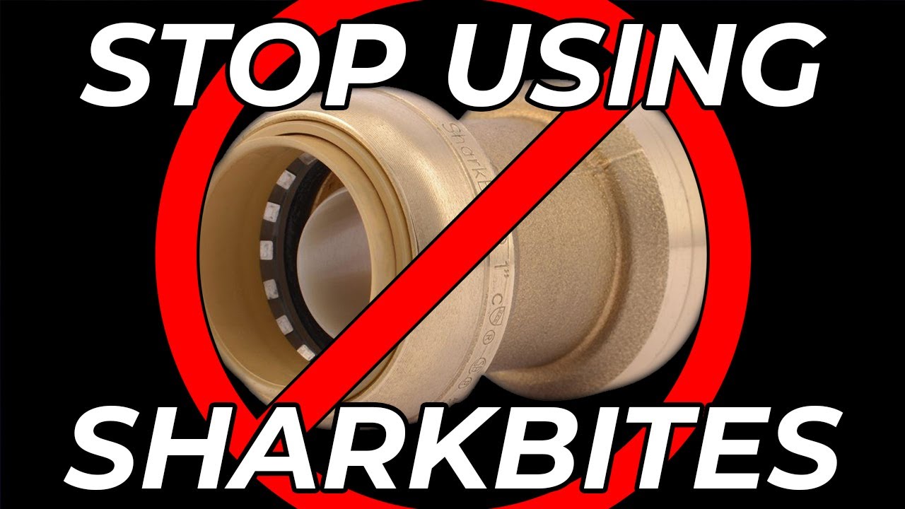 Watch video Sharkbite Fittings: Why I Don't Use Them on My Plumbing Jobs Now Sharkbite Fittings: Why I Don't Use Them on My Plumbing Jobs