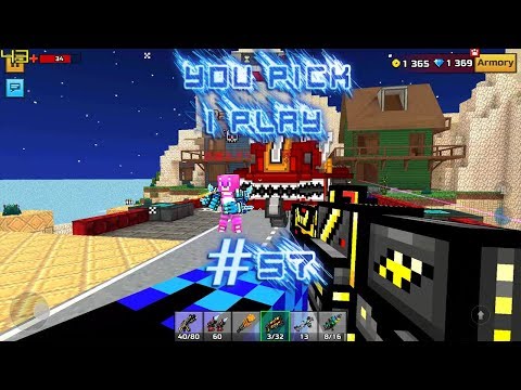 You Pick,I Play! #57 - Clan Siege Battle (Fedora _Fan) Pixel Gun 3D