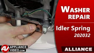 Washer: No Spinning — Idler Lever Spring Repair