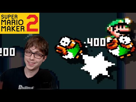 Woah Barb Actually Made a New Level in Mario Maker 2!