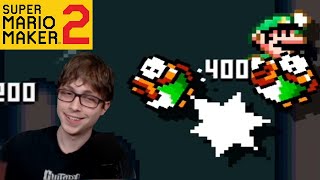 Woah Barb Actually Made a New Level in Mario Maker 2!