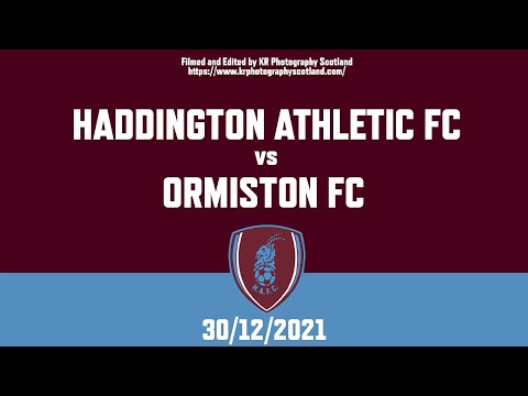 Haddington Athletic FC 5 - 0 Ormiston FC EXTENDED HIGHLIGHTS (30/12/2021)