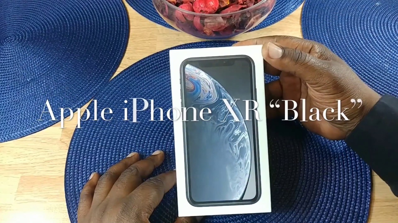 Apple iPhone XR Unboxing “ Black” Edition 128Gb