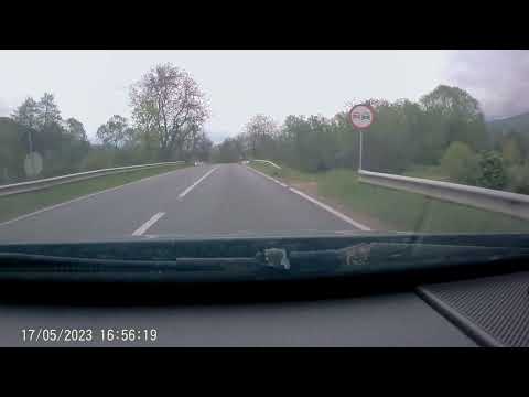 Driving in Romania from Otelul Rosu to the village of Zeicani!