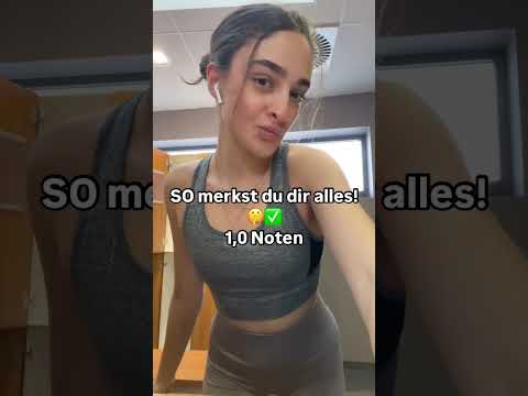 SO schaffst du 1,0 Noten: Schneller Auswendig Lernen #ytshorts