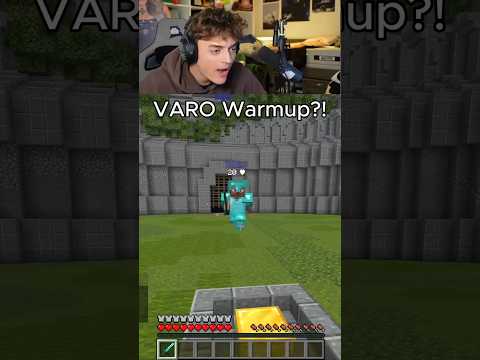 Normalstes VARO Warmup?!😂 #wichtiger #minecraft #twitch #varo #shorts