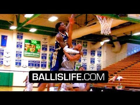 Chris Walker NASTY Poster Dunk On Defender At Adidas VIP Exclusive Run! BODY TO BODY