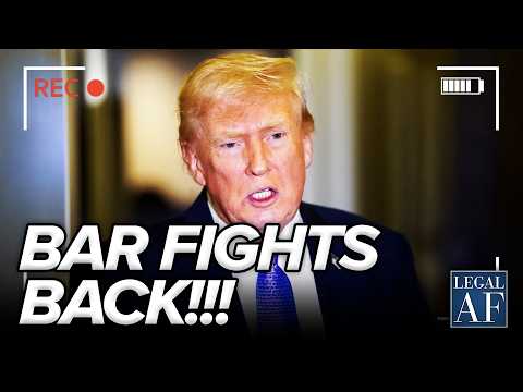 Trump BLINDSIDED as BAR Association FIGHTS BACK!!!