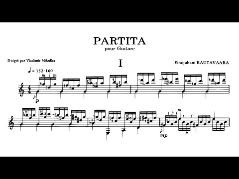 Einojuhani Rautavaara - Partita for Guitar