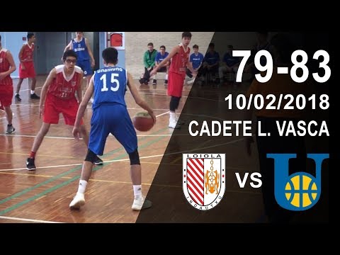 Loiola Indautxu v Unamuno - Resumen - Cadete Liga Vasca