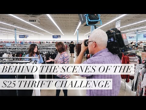 Behind the scenes of the $25 Thrift Challenge series