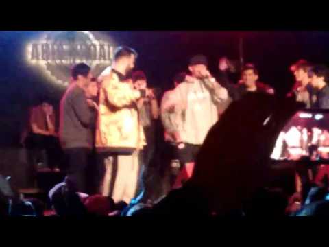 Papo , Duki , dani y Dtoke VS Shecka , Vattimo , Paulo y Wolf Batalla Demente 19-5-17