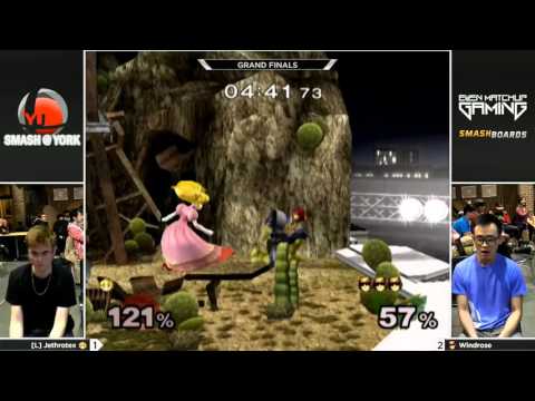 Arcadian FEB 2016 - Jethrotex [L] (Peach) vs Windrose (Falcon) - SSBM Grand Finals