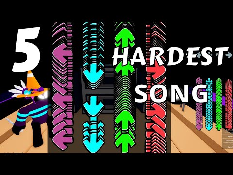 TOP 5 HARDEST SONG IN ROBLOX FUNKY FRIDAY