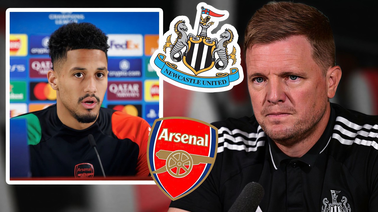 NEWCASTLE HUGE PROBLEM AHEAD OF ARSENAL CLASH + SALIBA SENDS BRUTAL MESSAGE ON ARSENAL TITLE RACE