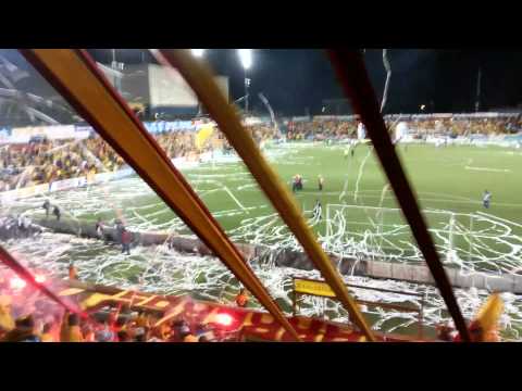 "Garra  Herediana - Infierno rojiamarillo" Barra: Garra Herediana &bull; Club: Herediano